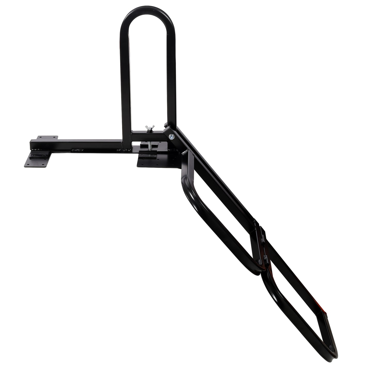 Foldable Pickup Truck Tailgate Two-Step Ladder - Universal Fit. Drilling Hex Screws for Easy Install. Load Capacity: 300 LBS. Serves To Secure Items In Truck Bed image 2