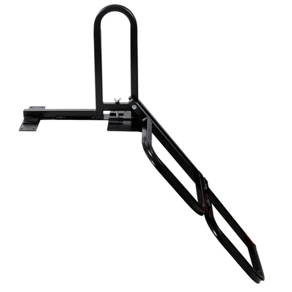 Foldable Pickup Truck Tailgate Two-Step Ladder - Universal Fit. Drilling Hex Screws for Easy Install. Load Capacity: 300 LBS. Serves To Secure Items In Truck Bed image 2