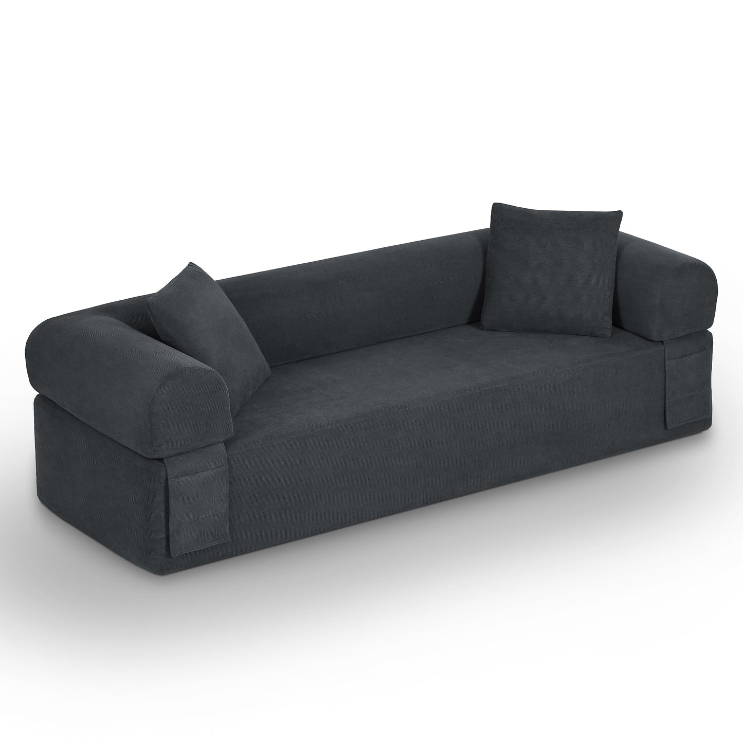 3Seater Sofa Boneless Couches,No Assembly Needed, Modern Sofa for Compact Living Rooms, Apartments, and Offices image 2