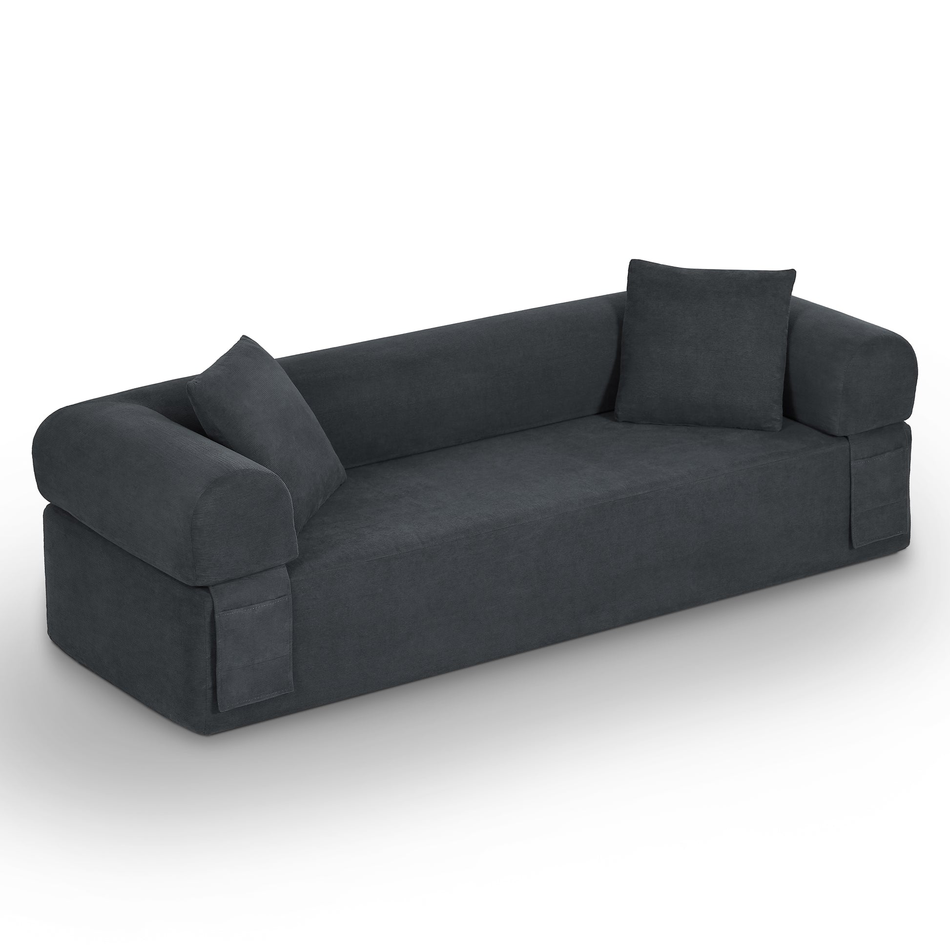 3Seater Sofa Boneless Couches,No Assembly Needed, Modern Sofa for Compact Living Rooms, Apartments, and Offices image 2
