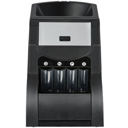 USD Coin Sorter, Coin Sorter Machine for USD Coin 1￠ 5￠ 10￠ 25￠, Sorts up to 230 Coins/min, Coin Sorter and Wrapper Machine Holds 200 Coins Included 4 Coin Tubes, Black image 10
