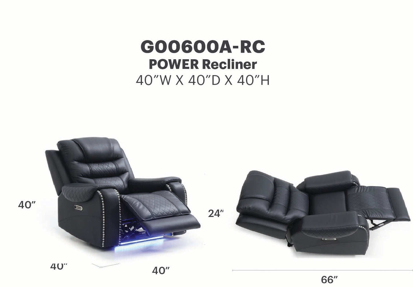 G00600-RC G00600-RC Chair BLACK image 3