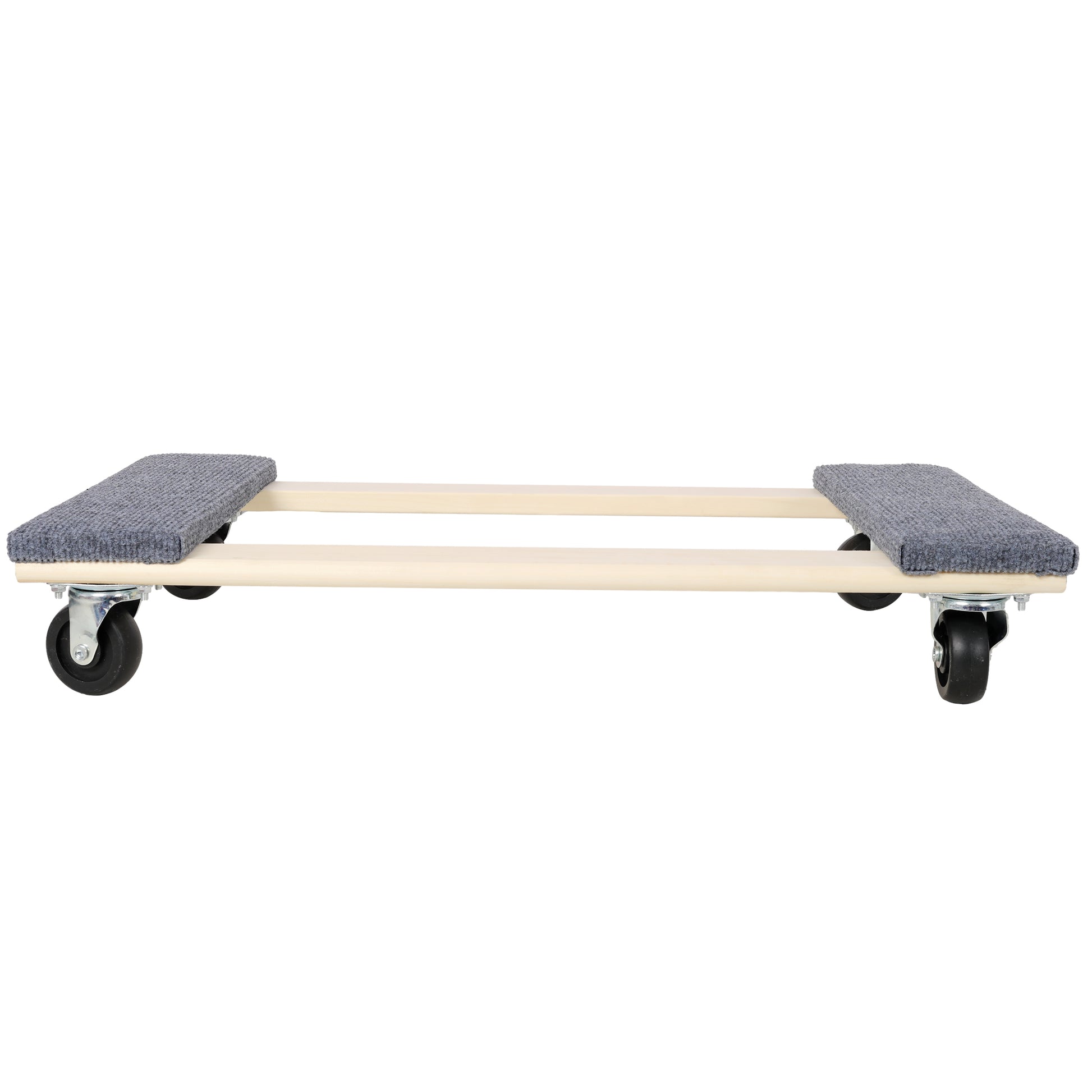 2 Pack Heavy Duty Moving Dolly Set, Grey Non-Slip Carpet Surface with 4 PP Swivel Casters Each, 2000 LBS Total Load Capacity Per Pair Multi-Purpose Furniture Transport Cart image 7