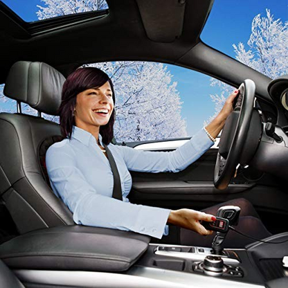 Black 12V Heated Seat Cushion close-up