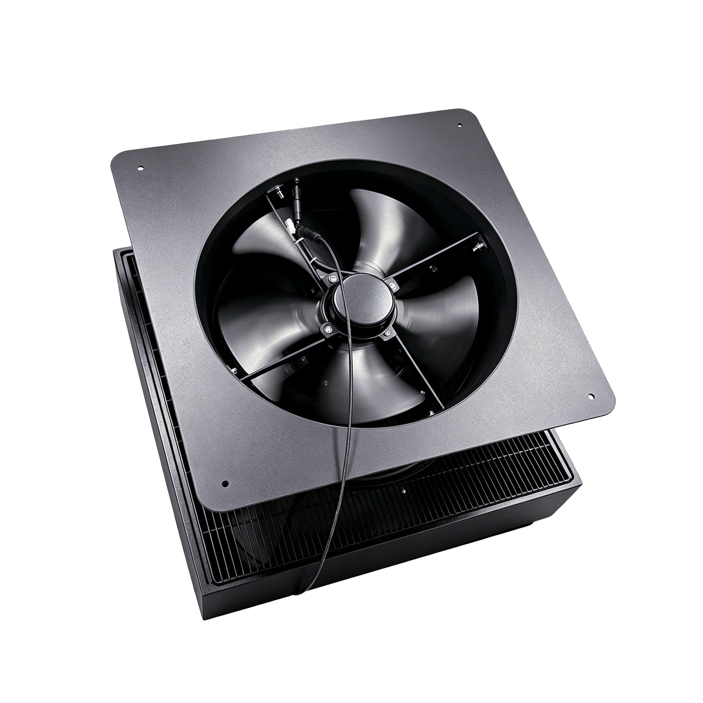12" Solar Roof Vent Fan,40W Dual Power Attic Exhaust Fan with 3-Speed Remote & 25°C Auto Start,1200 CFM,MPPT Controller Solar Ventilator image 11