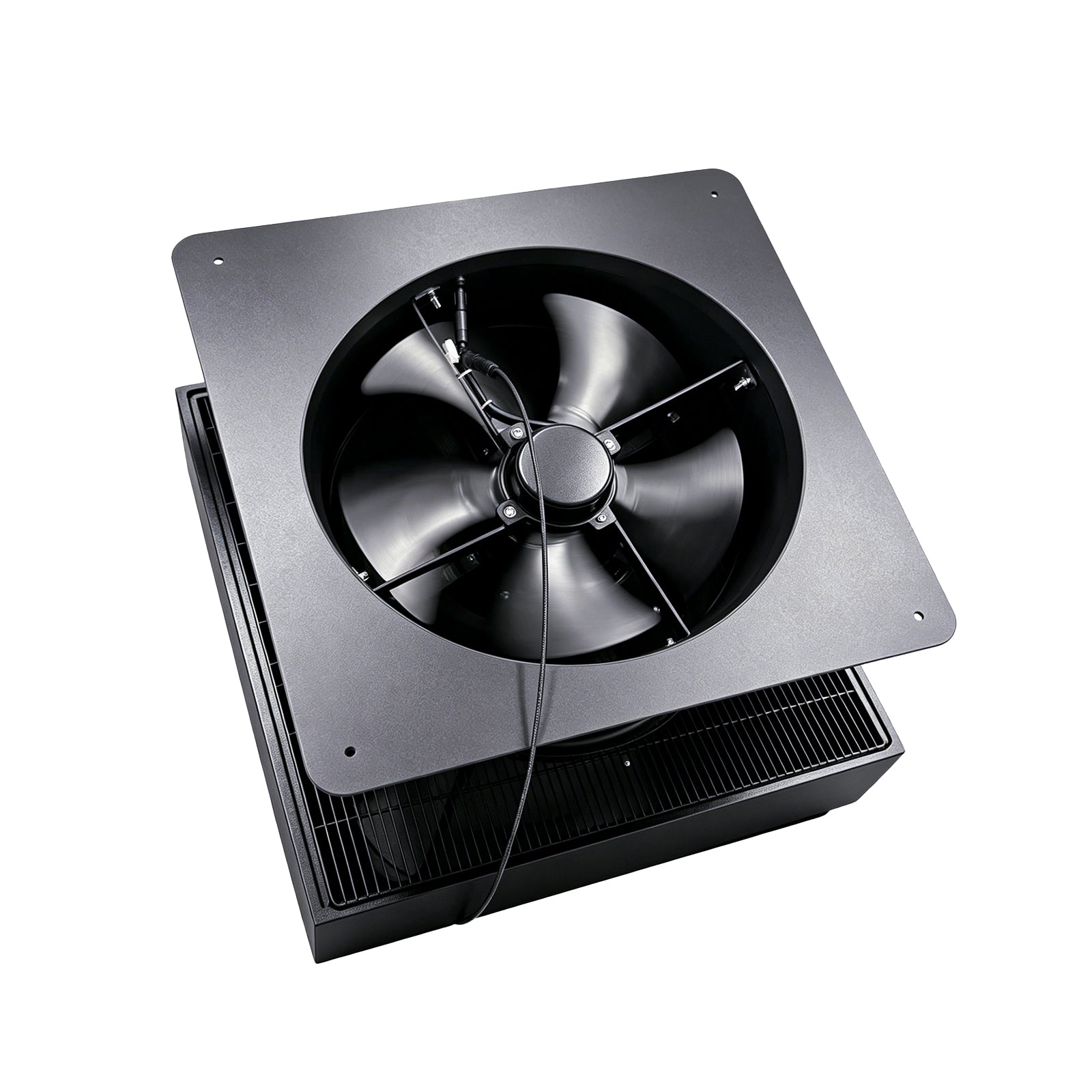 12" Solar Roof Vent Fan,40W Dual Power Attic Exhaust Fan with 3-Speed Remote & 25°C Auto Start,1200 CFM,MPPT Controller Solar Ventilator image 11