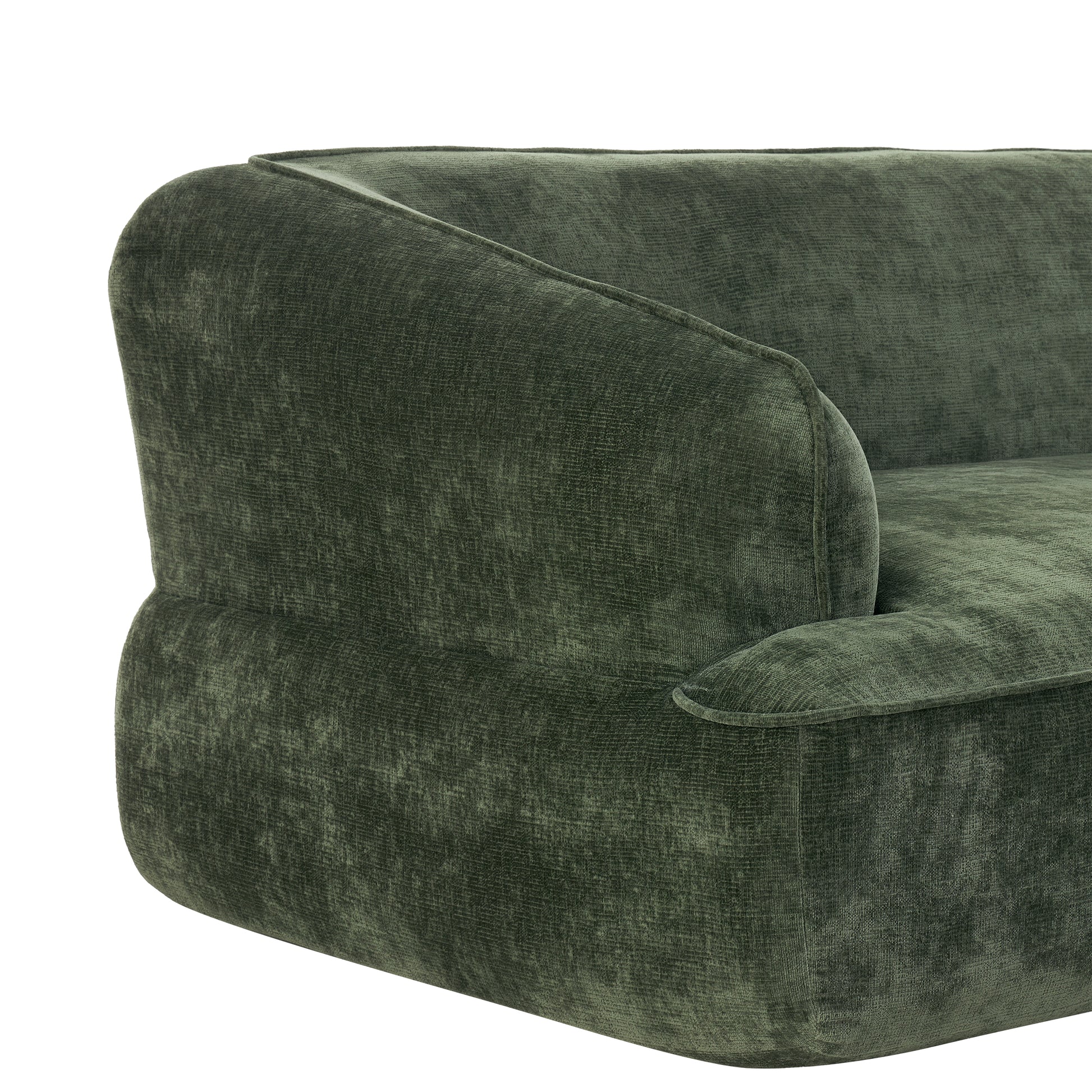 122" Modern L-Shaped Sectional Sofa with High-Density Fully Compressed Sponge and Chaise Lounge, 2-Piece Set, Fully Assembled Right Hand Facing, Deep Seating, Perfect for Living Room, Lounge image 9