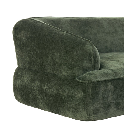 122" Modern L-Shaped Sectional Sofa with High-Density Fully Compressed Sponge and Chaise Lounge, 2-Piece Set, Fully Assembled Right Hand Facing, Deep Seating, Perfect for Living Room, Lounge image 9