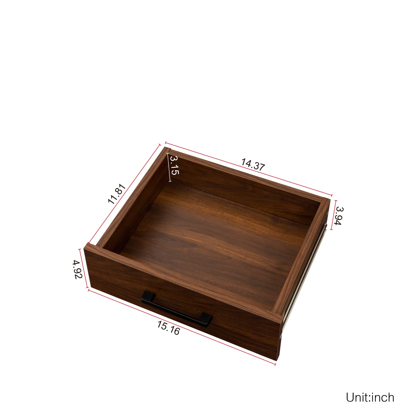 brown walnut color modular 24 wine bar cabinet Buffet Cabinet image 4