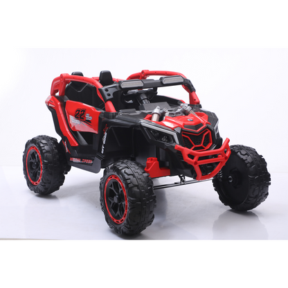 24V 400W Kids Ride on Car UTV W/Parents Remote Control,4-wheel suspension, 3 Speed, Power display,Bluetooth,MP3,Music,LED Light, Provide a speed of 4-8KM/H For Kids Age 3+ years old (RED) image 4