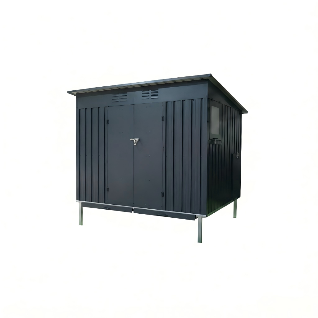 Outdoor Galvanized Metal Chicken Coop with Pull Out Waste Trays, Raised Base & Adjustable Vent Window, Weatherproof Large Poultry Cage for Backyard Hen Duck Small Animal Housing image 10