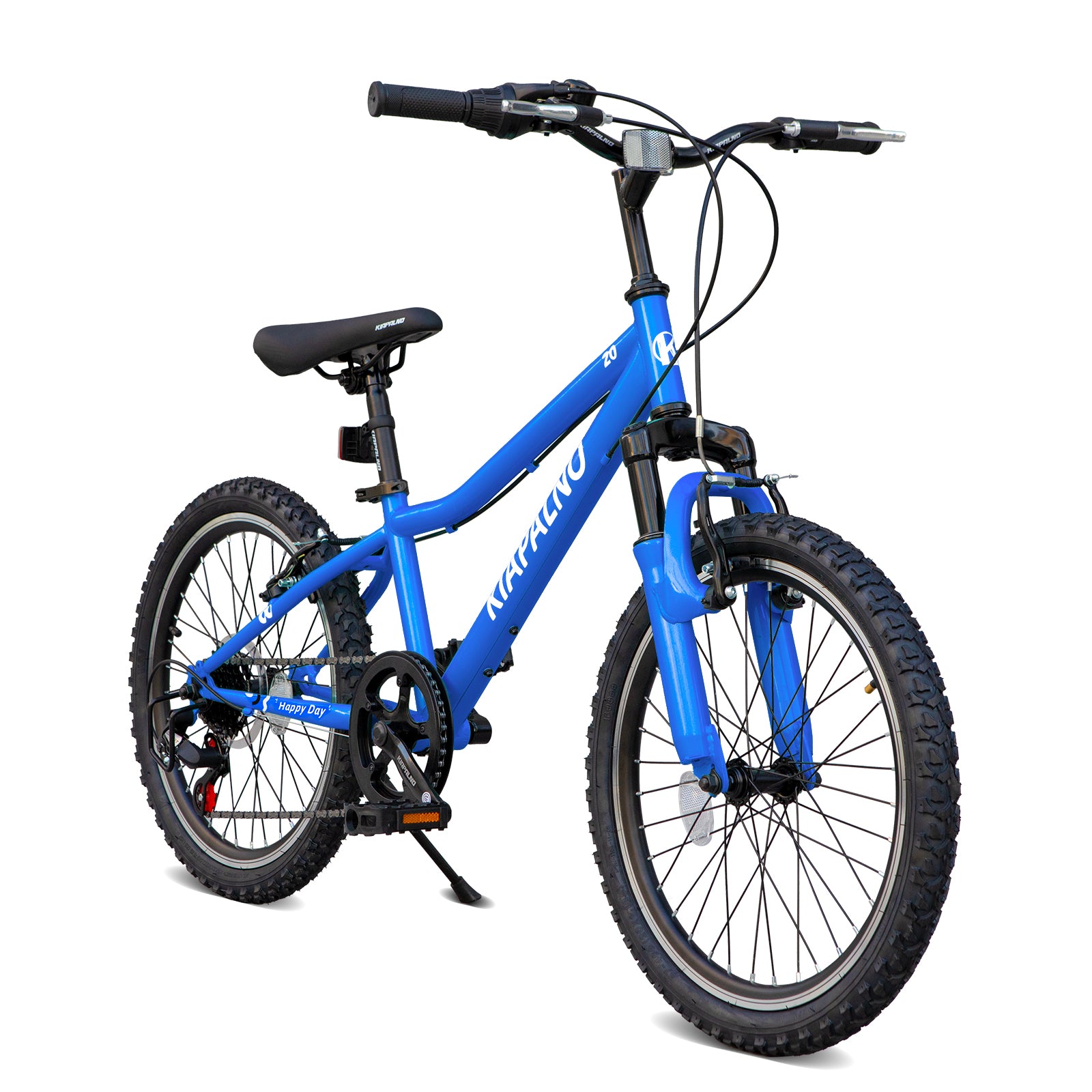 20 Inch Mountain Bike, 7-Speed Adult Dual-Suspension Mountain Bicycle with Sturdy Steel Frame, Excellent Twist Shifting, Dual Handbrake & Adjustable Seat for Men Women image 1