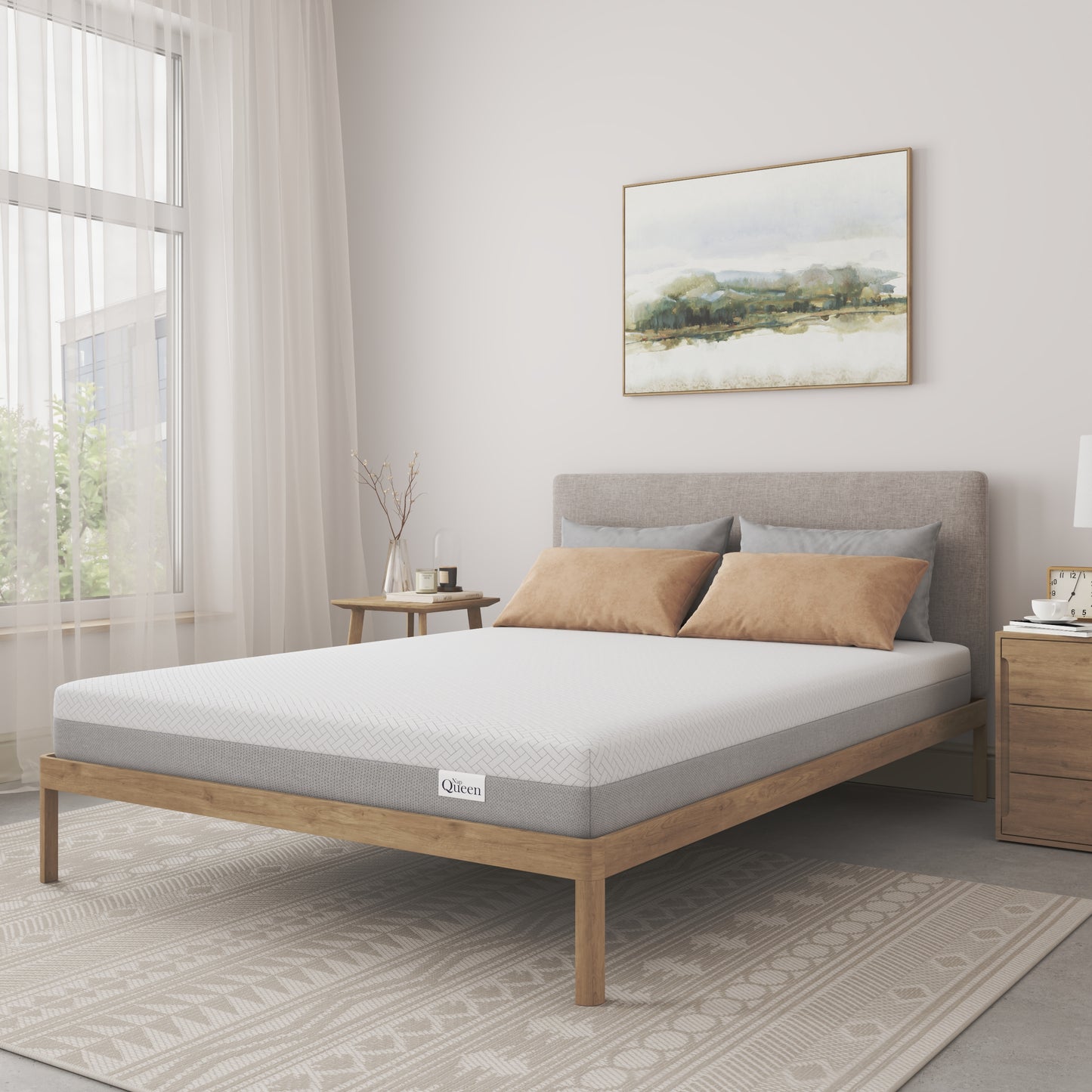 NapQueen 6 Inch Full size Memory Foam, Medium Firm Mattress image 2