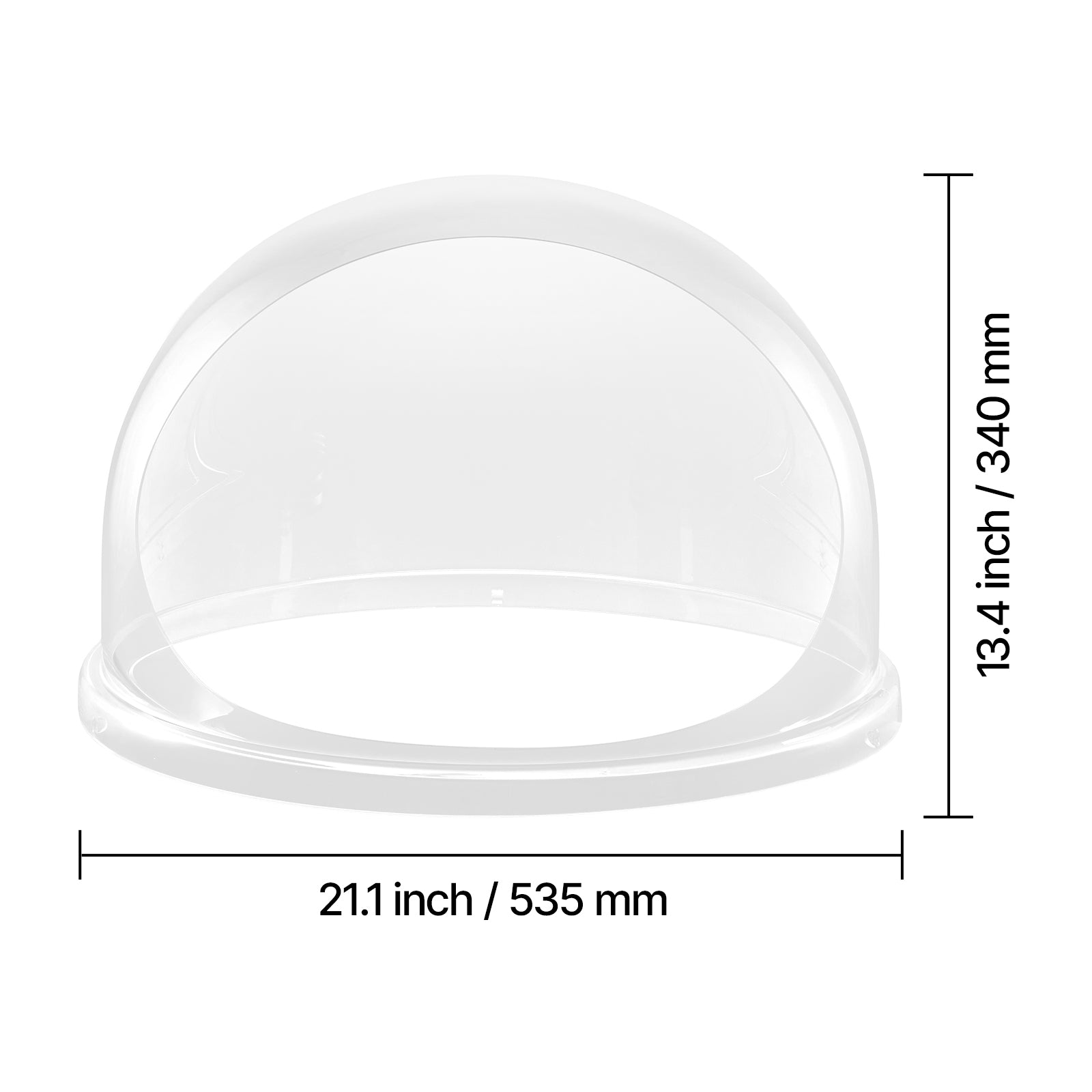 Cotton Candy Machine Cover, Transparent Acrylic Dome Bubble Shield, Cotton Candy Machine Bubble Shield Compatible with 20.5in Cottons Candies Machines Bowl for Party, Shops, Bottom Groove Design image 10