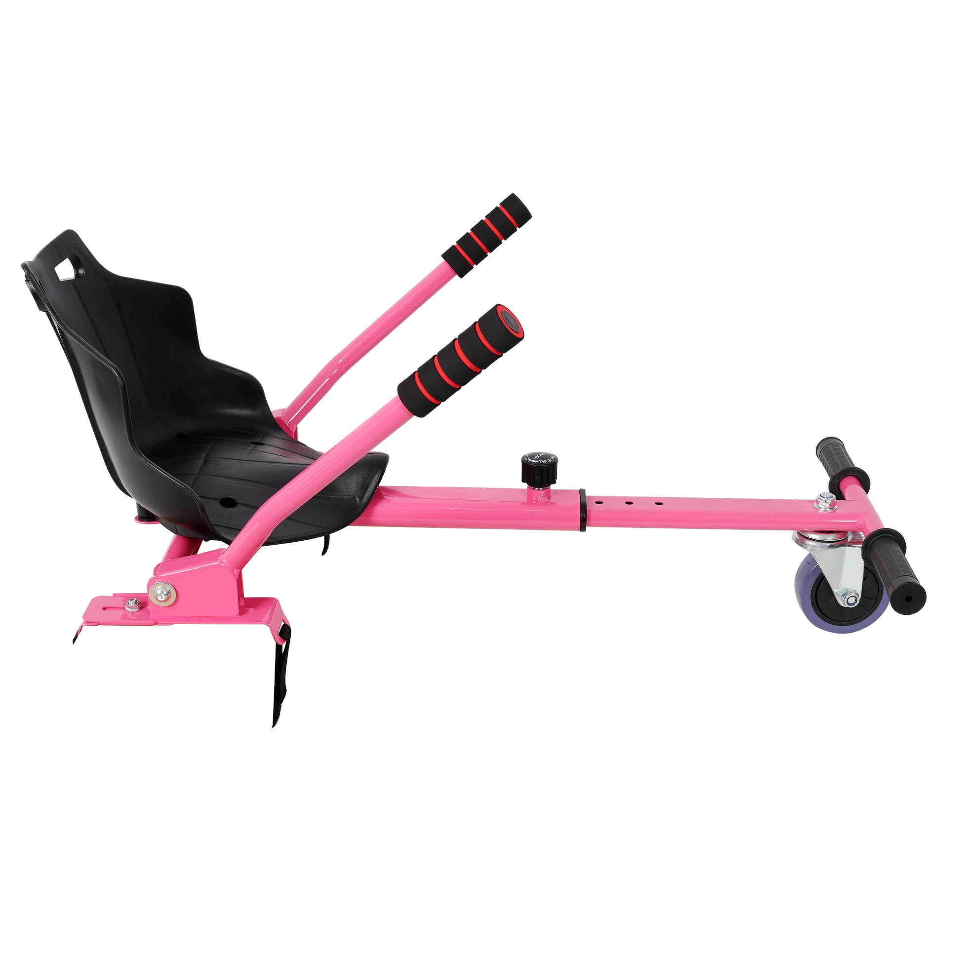 Hoverboard Seat Attachment Go-Kart,Fits 6.5" 8"10" Hoverboards,Sturdy Adjustable Off-Road Frame,Hover Cart for Family Fun,not include Hoverboard,Pink image 9