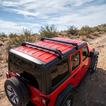 2PCS 400 LBS Roof Rack Cross Bars Compatible For 2007-2026 Jeep Wrangler JK JKU / JL JLU Unlimited & Gladiator JT Hardtop, Roof Rail Crossbars Cargo Carrier Rooftop Luggage image 10