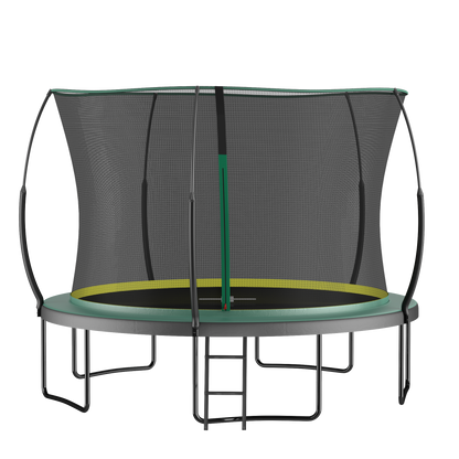 YC 12FT Springfree no Gap Trampoline- Green image 2