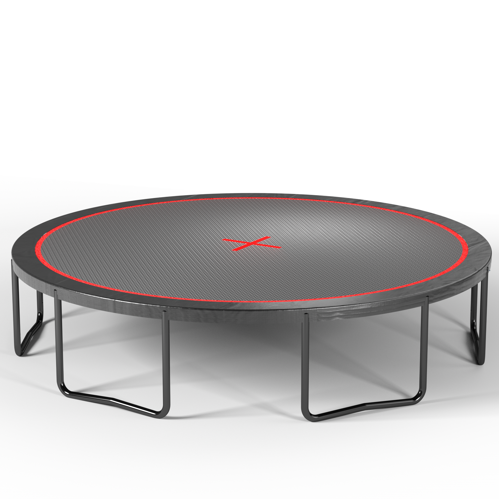 YC 16FT trampoline Pumpkin- Black Red-Upgrade image 6