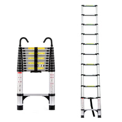 8.5FT Telescopic Aluminum Ladder - Durable Multi-Purpose Design
