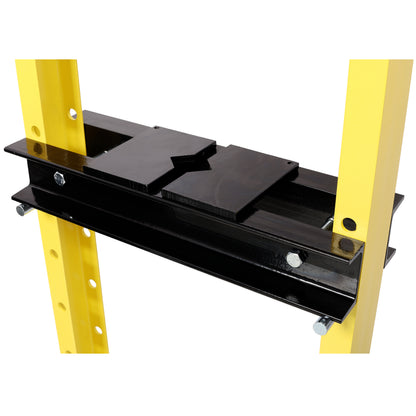 12Ton Bottle Jack Shop Press with Gauge, Bend, Straighten, or Press Parts, Install Bearings, U-Joints, Bushings, Ball Joints, and Pulleys,Yellow image 9