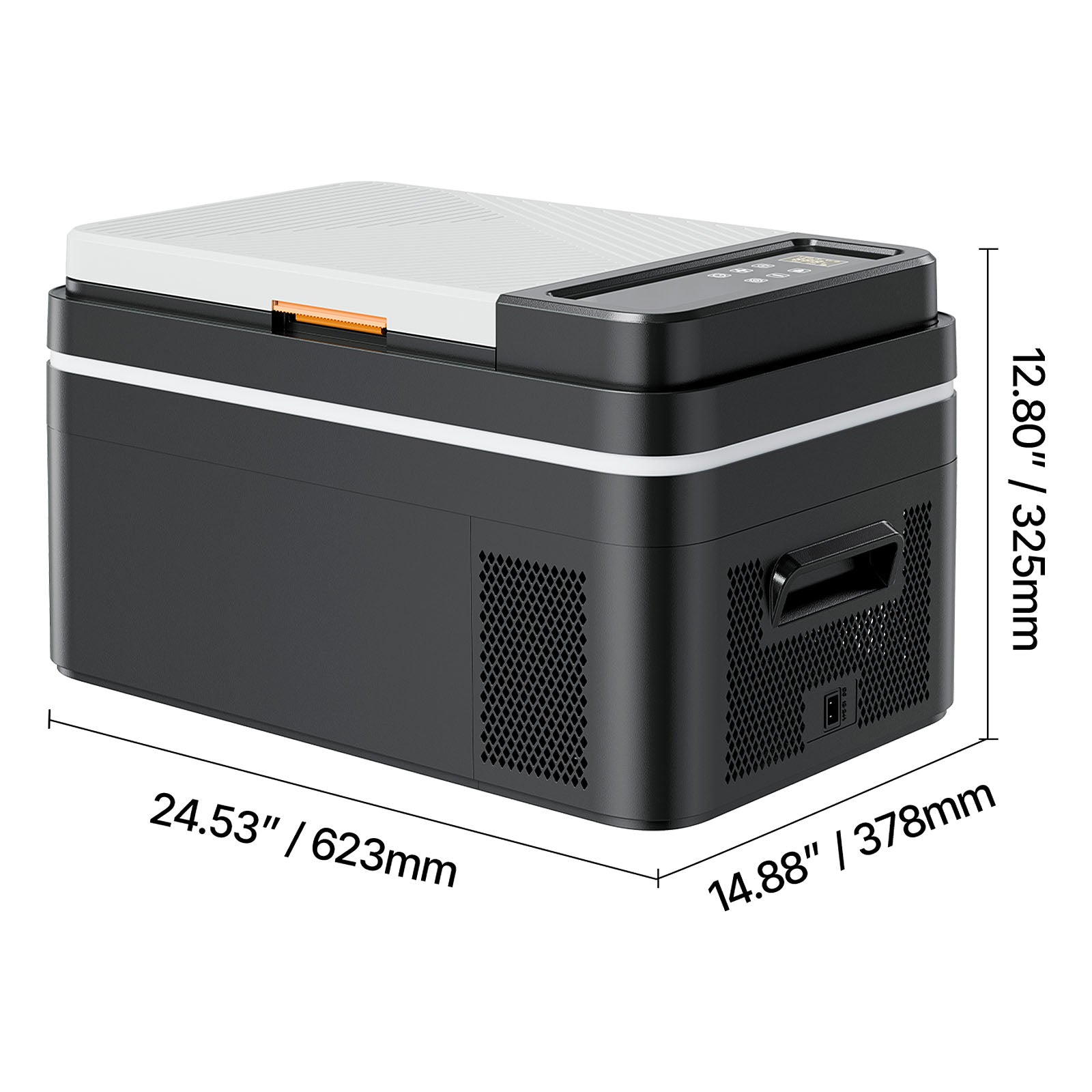 Car Refrigerator, DC 12/24V AC100-240V Compressor Electric Cooler, -4°F to 68°F Car Fridge with APP Control, 23 QT Cars Freezer for RVs, Campsites, Boats, Camping, Fishing, 45W Portable Freezer image 11