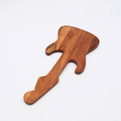Wooden Platter - Guitar Shape