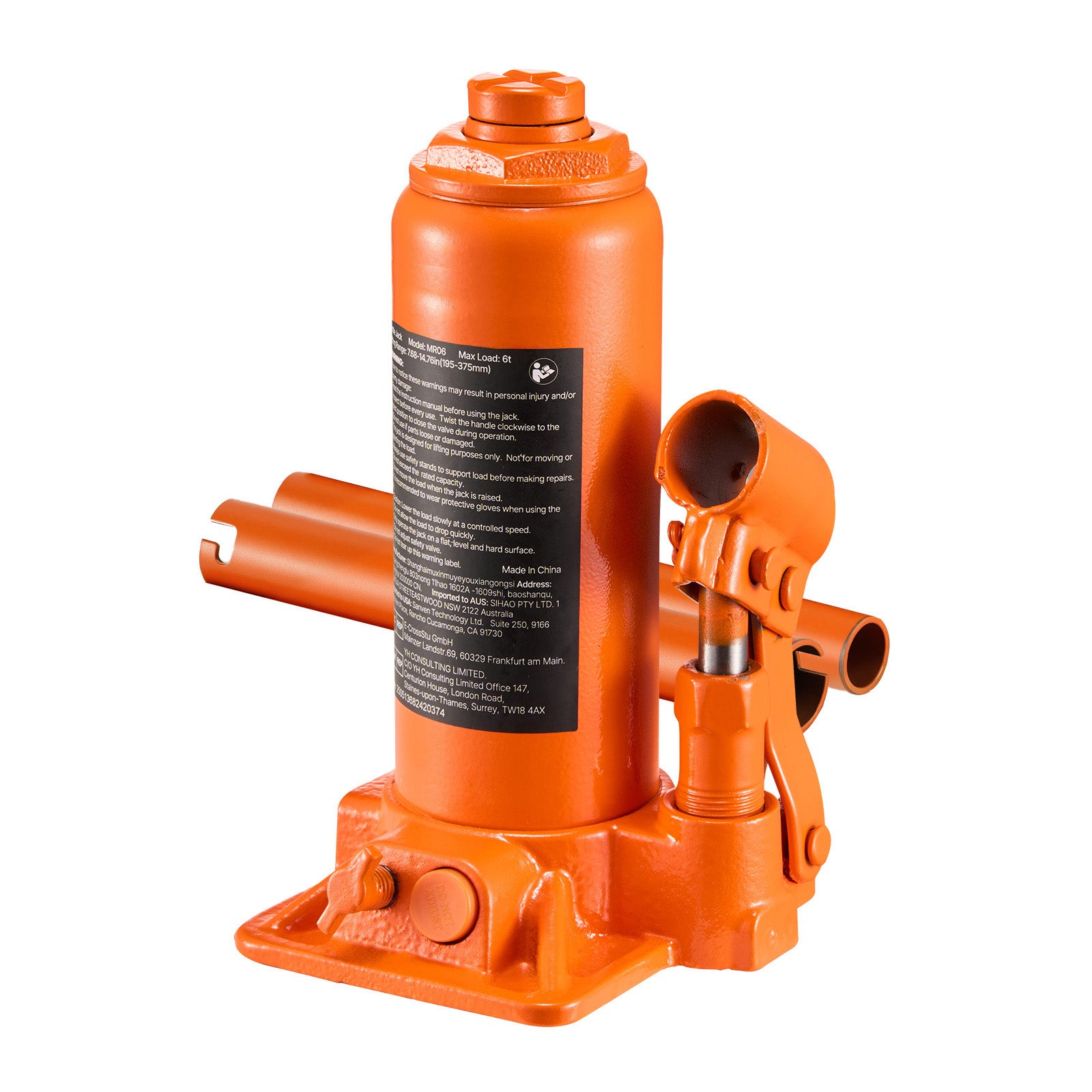 Hydraulic Bottle Jack High Lift Jack 6 Ton (13227.6 lbs) Car Auto Repair image 2