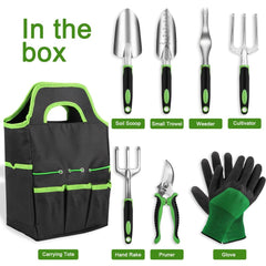 8 Piece Stainless Steel Gardening Tool Sets