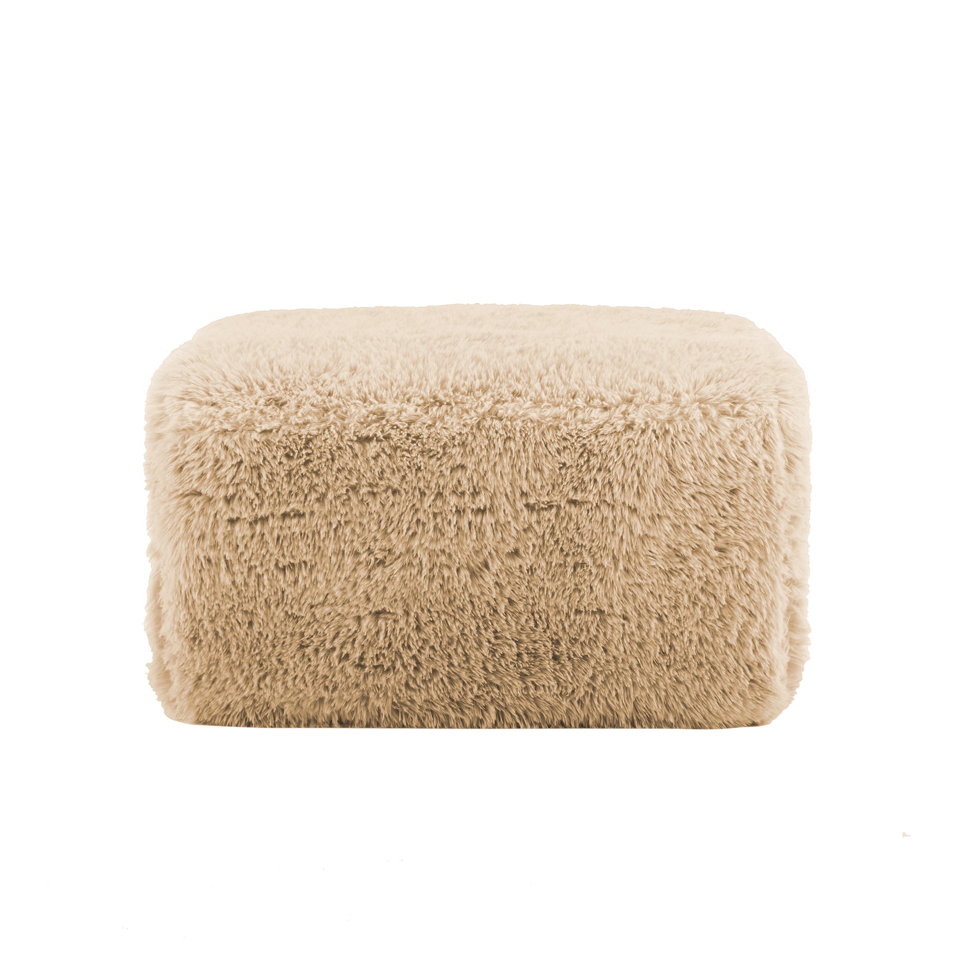 Aviana Ottoman Plush Fabric -Light Khaki image 1