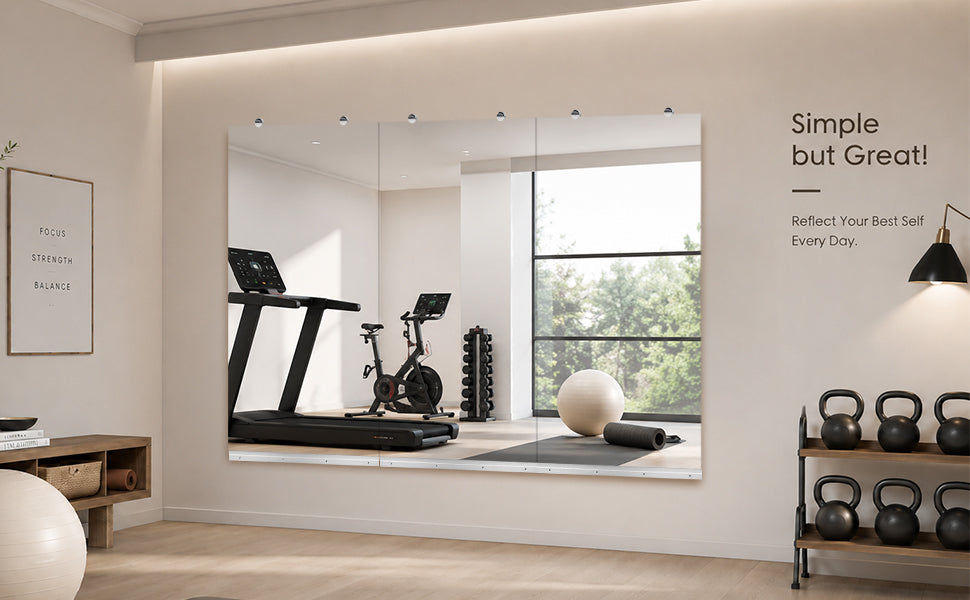 GYM MIRROR 24X48 INCH -3pcs image 7