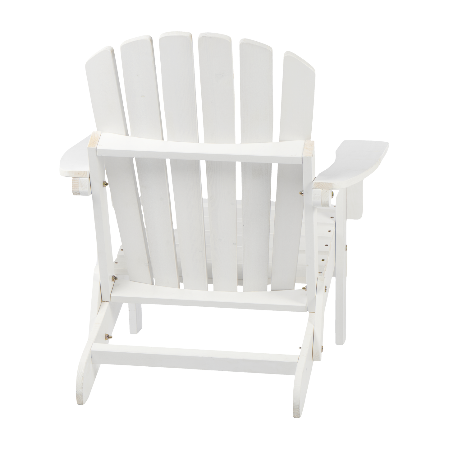 Oversize Wooden Outdoor Folding Adirondack Chair with Pre-Assembled BackRest & SeatBoard, Wood Patio Chair for Garden Backyard Porch Pool Deck Firepit image 8