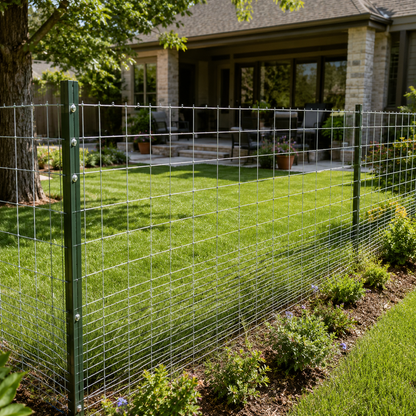 Cattle Fence 4 feet x 328 feet - Heavy-duty galvanized wire fence and wire mesh fence, suitable for pigs, goats, sheep, and deer; ideal goat fence, deer fence, livestock pen protection, and livestock image 6