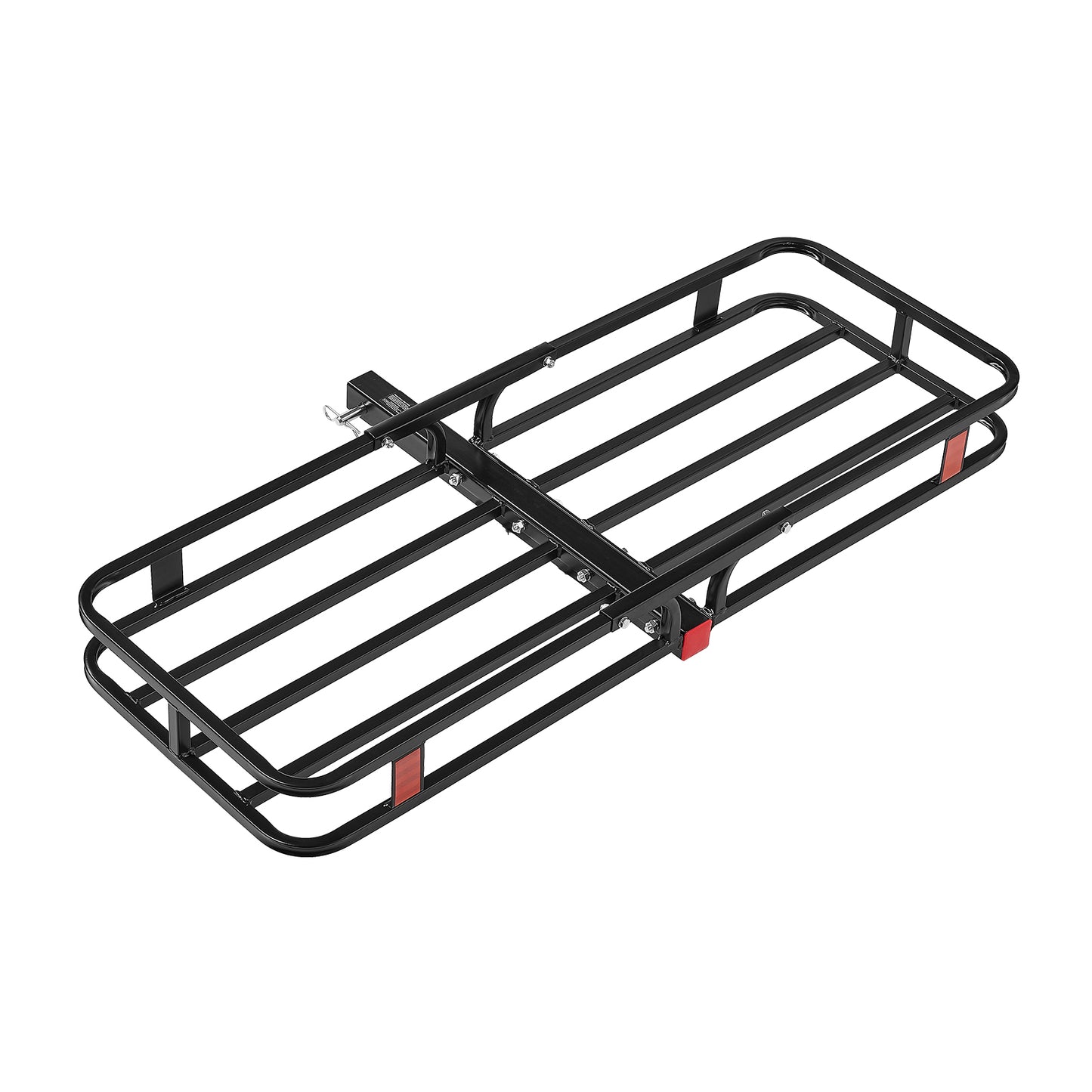 53" x 19" x 5", Hitch Cargo Carrier, 500 lbs Capacity Hitch Cargo Carrier with Hitch Stabilizer & Ratchet Straps, Hitch Mount Cargo Carrier with Cargo Net with Hook, Fit for SUVs image 3