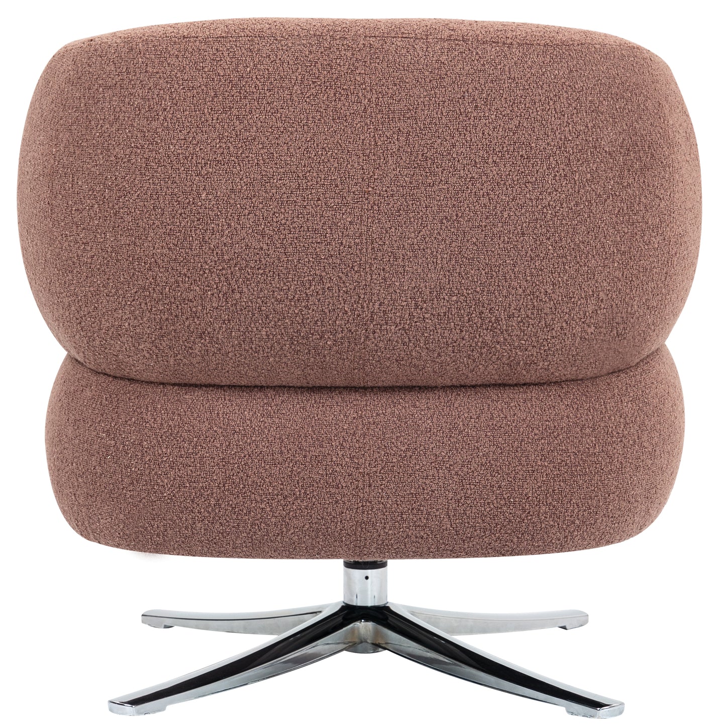 Cuddle-style leisure swivel sofa chair, suitable for balconies, studies and living rooms, Red image 3