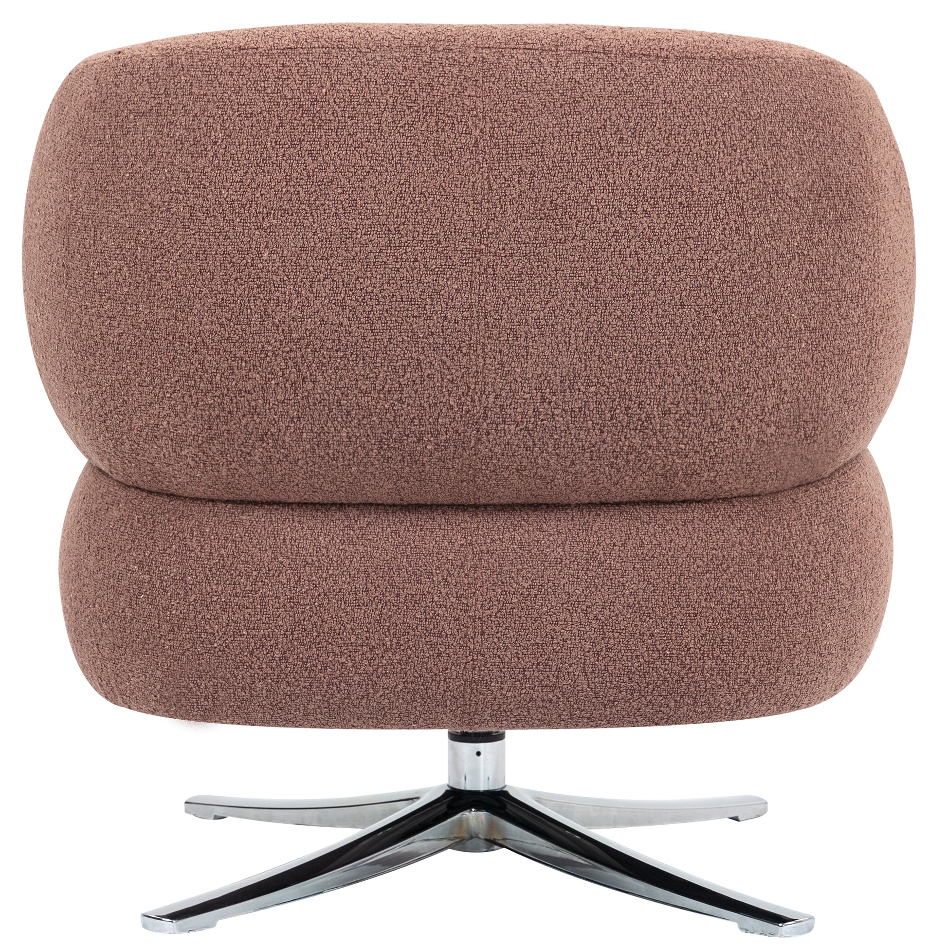 Cuddle-style leisure swivel sofa chair, suitable for balconies, studies and living rooms, Red image 3