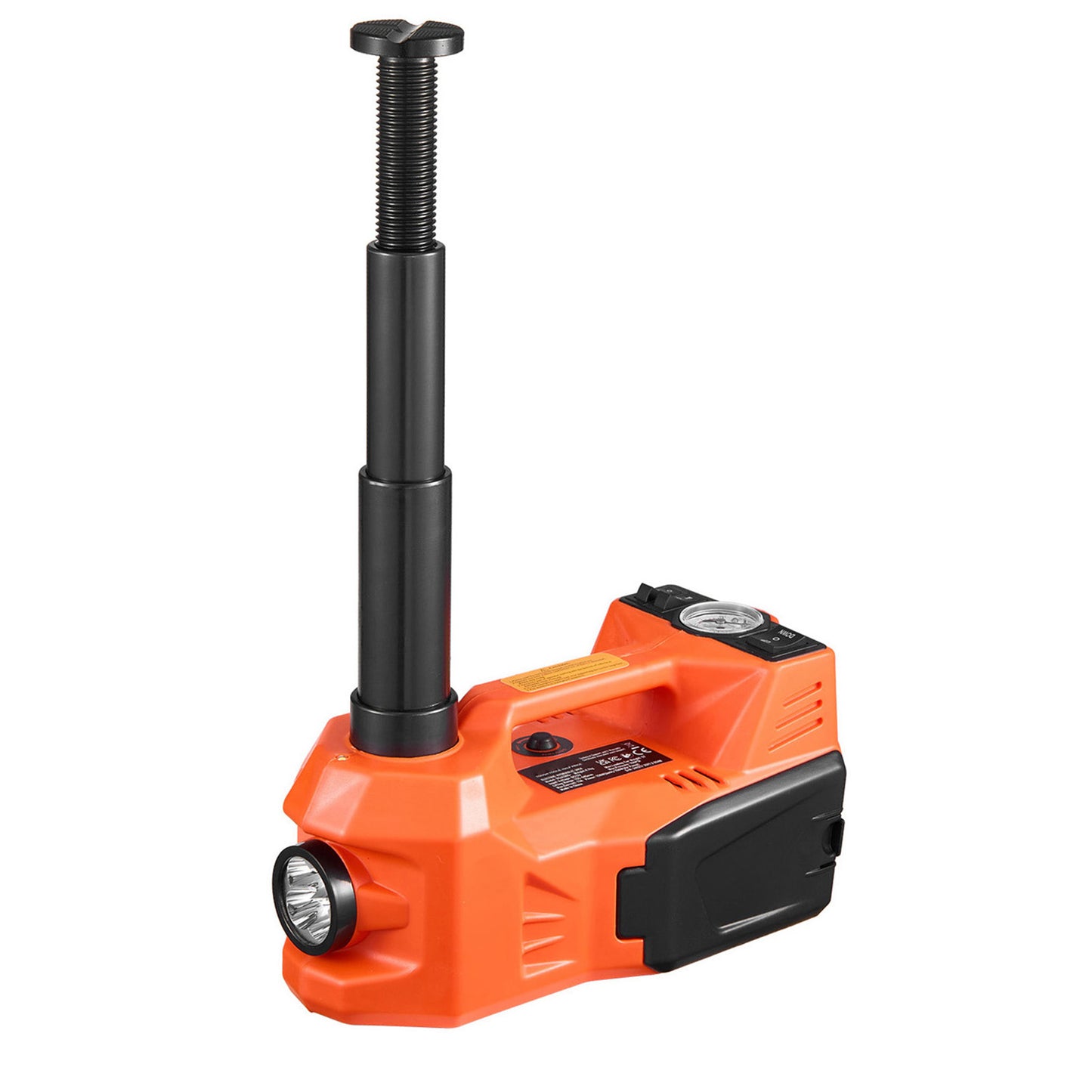 Electric Car Jack, 5 Tons /11000 lbs, Electric Scissor Jack with Built-In Inflator, 12V Adjustable Tire Change Replacement with Secure Hammer & LED Light, Portable Jack kit for Sedan, SUV, Truck image 2