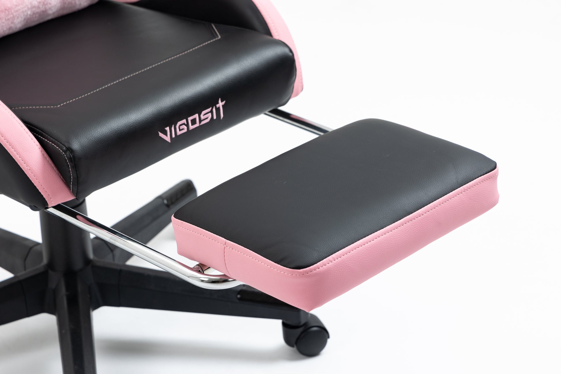 Cute Cat Gaming Chair with Paw Lumbar Cushion, PC Video Gamer Chair for Girl Teen Woman (Black) image 5