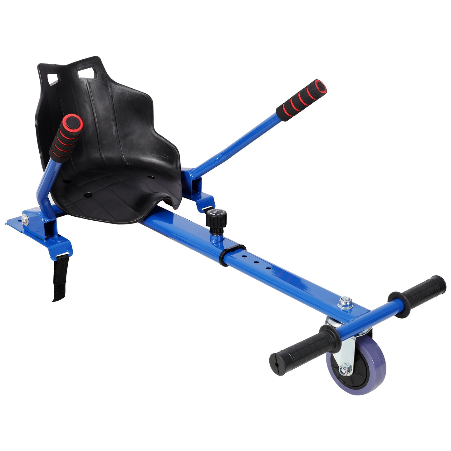Hoverboard Seat Attachment Go-Kart,Fits 6.5" 8"10" Hoverboards,Sturdy Adjustable Off-Road Frame,Hover Cart for Family Fun,not include Hoverboard,Blue image 1
