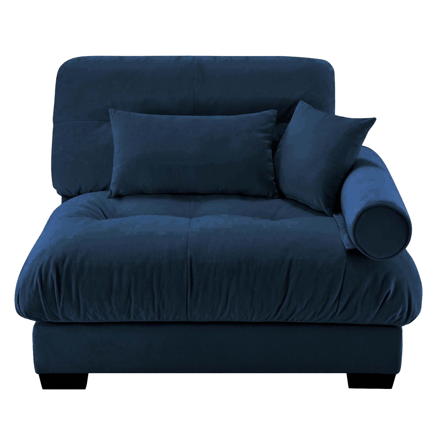 Milano Sofa RSF W/3 pillows - blue image 1