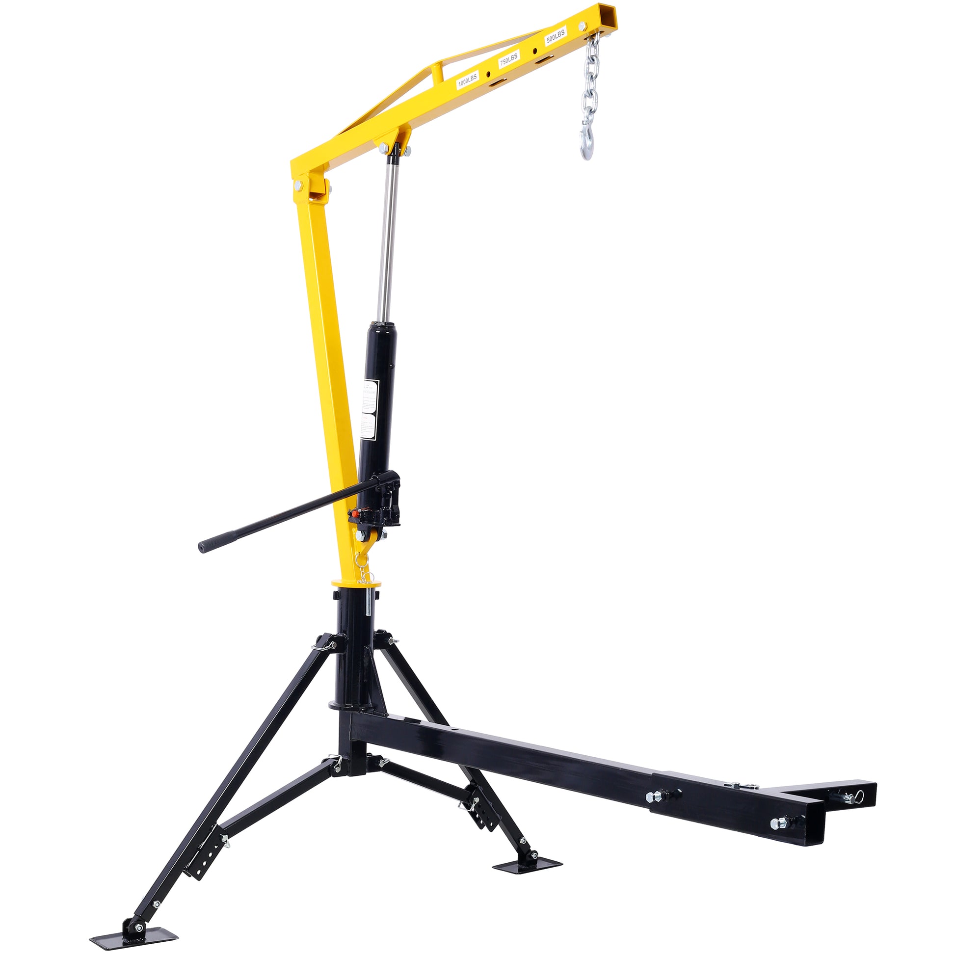 Receiver Hitch Mounted Hydraulic Swivel Pickup Truck Crane - 1000 lbs. Capacity With 3 Boom Capacities of 500 lbs, 750 lbs and 1000 lbs. image 7