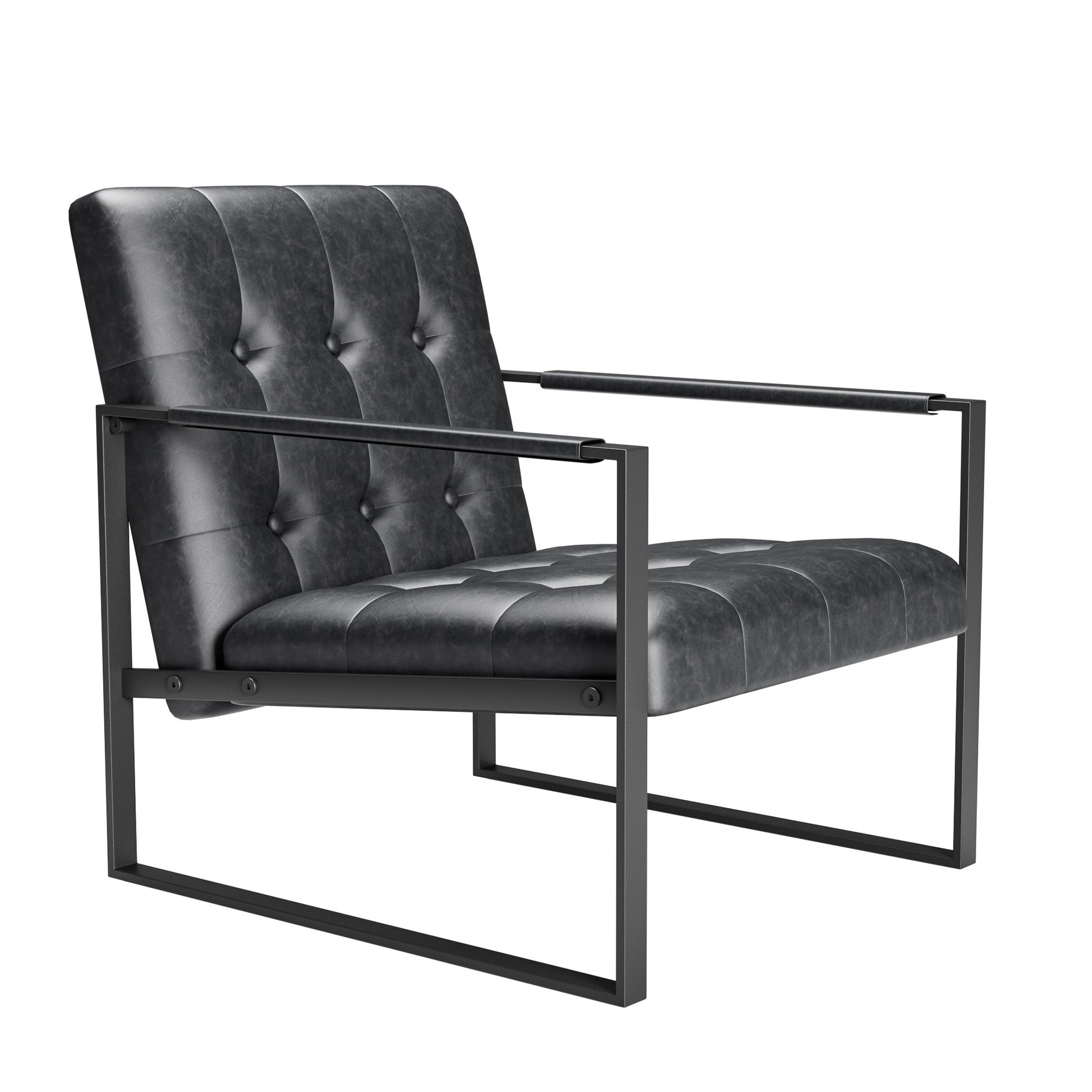 Accent Chair Modern Upholstered Accent Chair, Linen Sofa Chair for Bedroom, Living Room, Office image 12