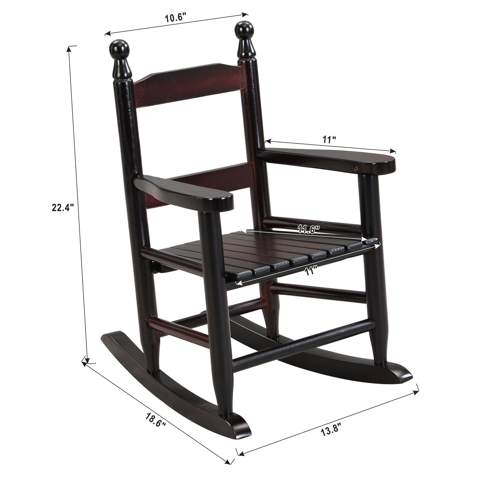 Children's rocking oak chair- Indoor or Outdoor -Suitable for kids-Durable ESP image 9