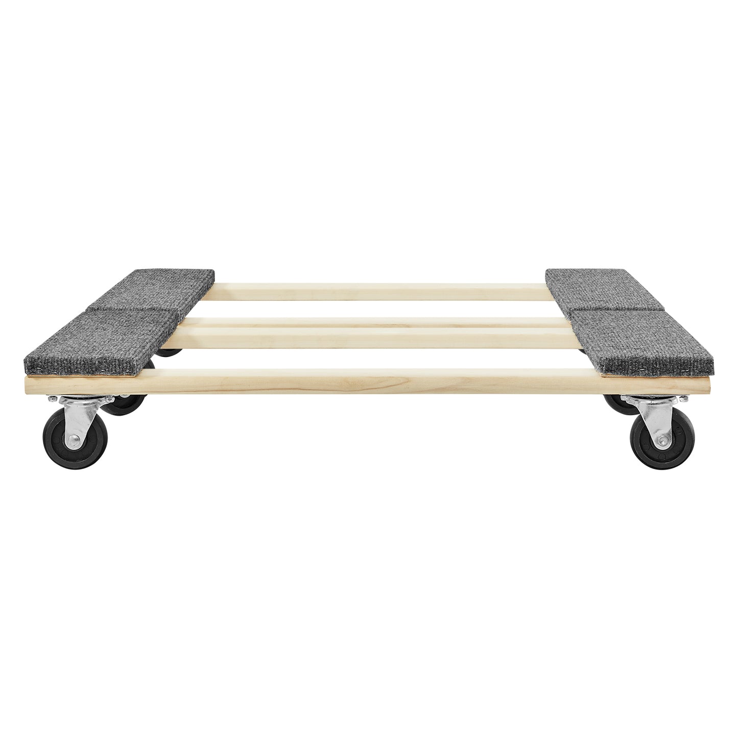 Furniture Dolly, 1000 lbs Each Load Capacity, 2 Packs, 18" x 30", 8 x 3" PP Swivel Casters, Heavy Duty Hardwood Furniture Moving Dolly, Mover's Dolly, Moving Cart with Wheels for Heavy Furniture image 2