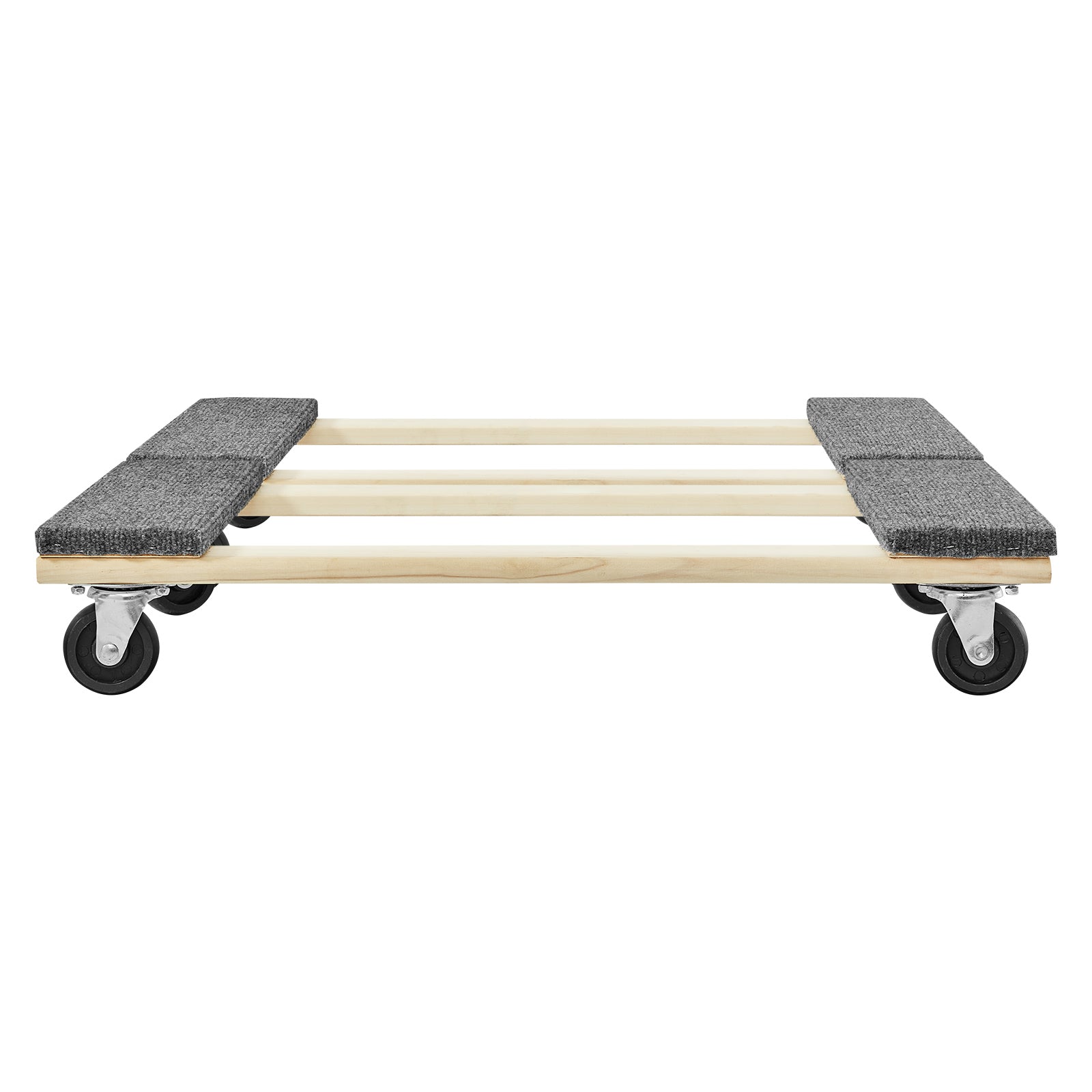 Furniture Dolly, 1000 lbs Each Load Capacity, 2 Packs, 18" x 30", 8 x 3" PP Swivel Casters, Heavy Duty Hardwood Furniture Moving Dolly, Mover's Dolly, Moving Cart with Wheels for Heavy Furniture image 2