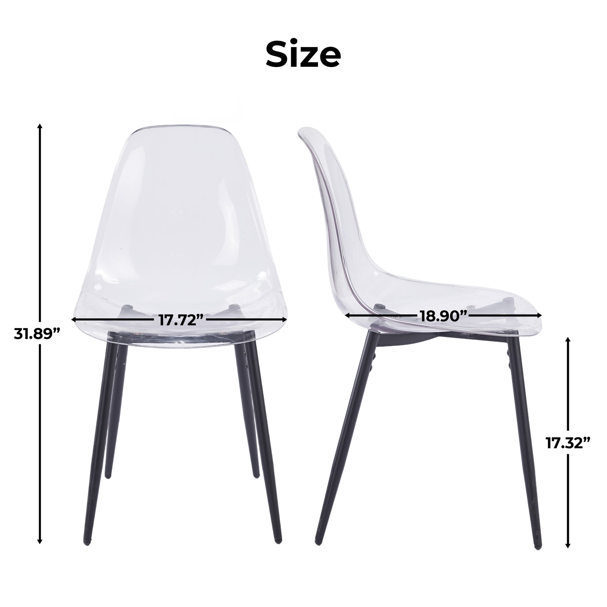 PET CHAIR 4PCS BLACK image 7