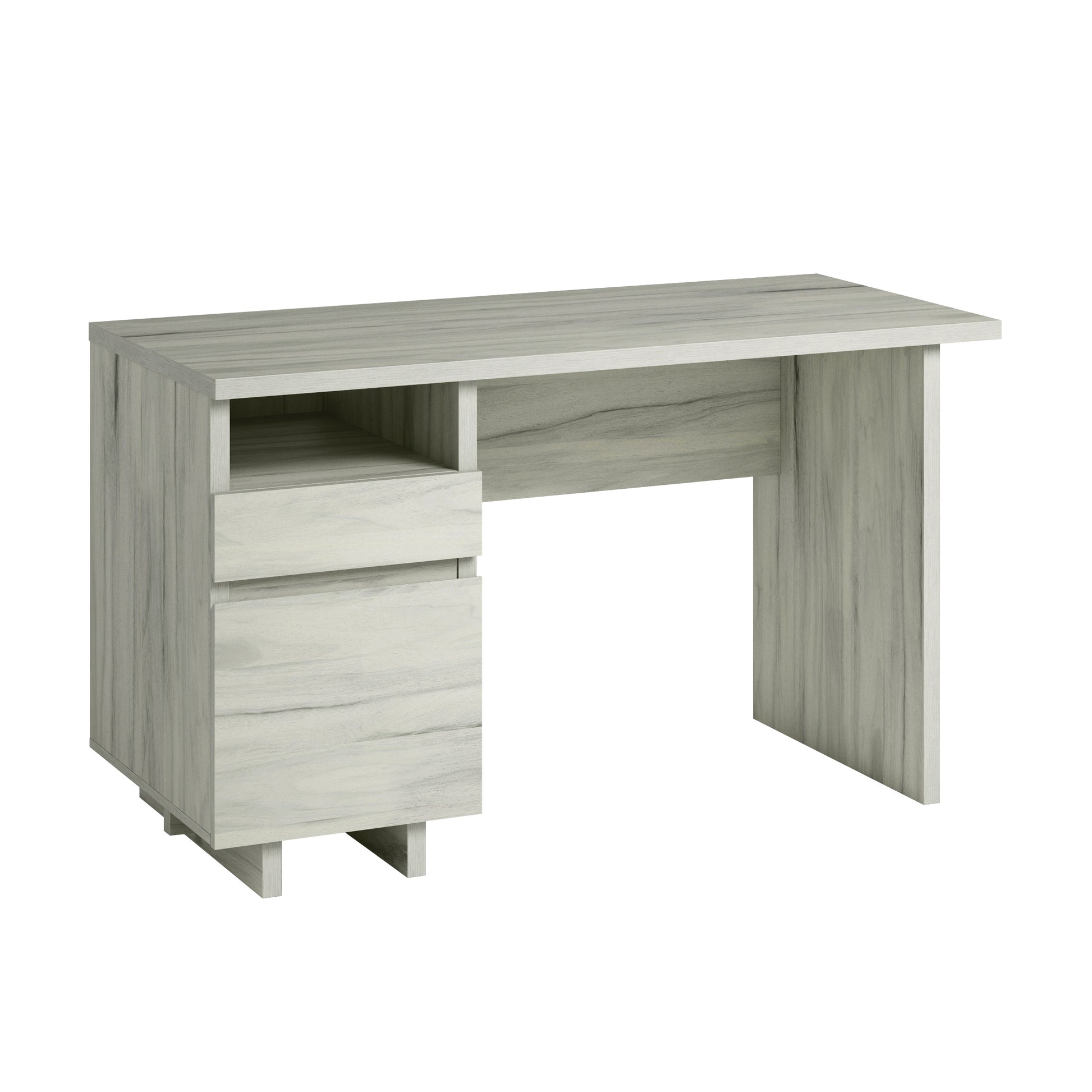 Desk with File Drawer, White finish image 1