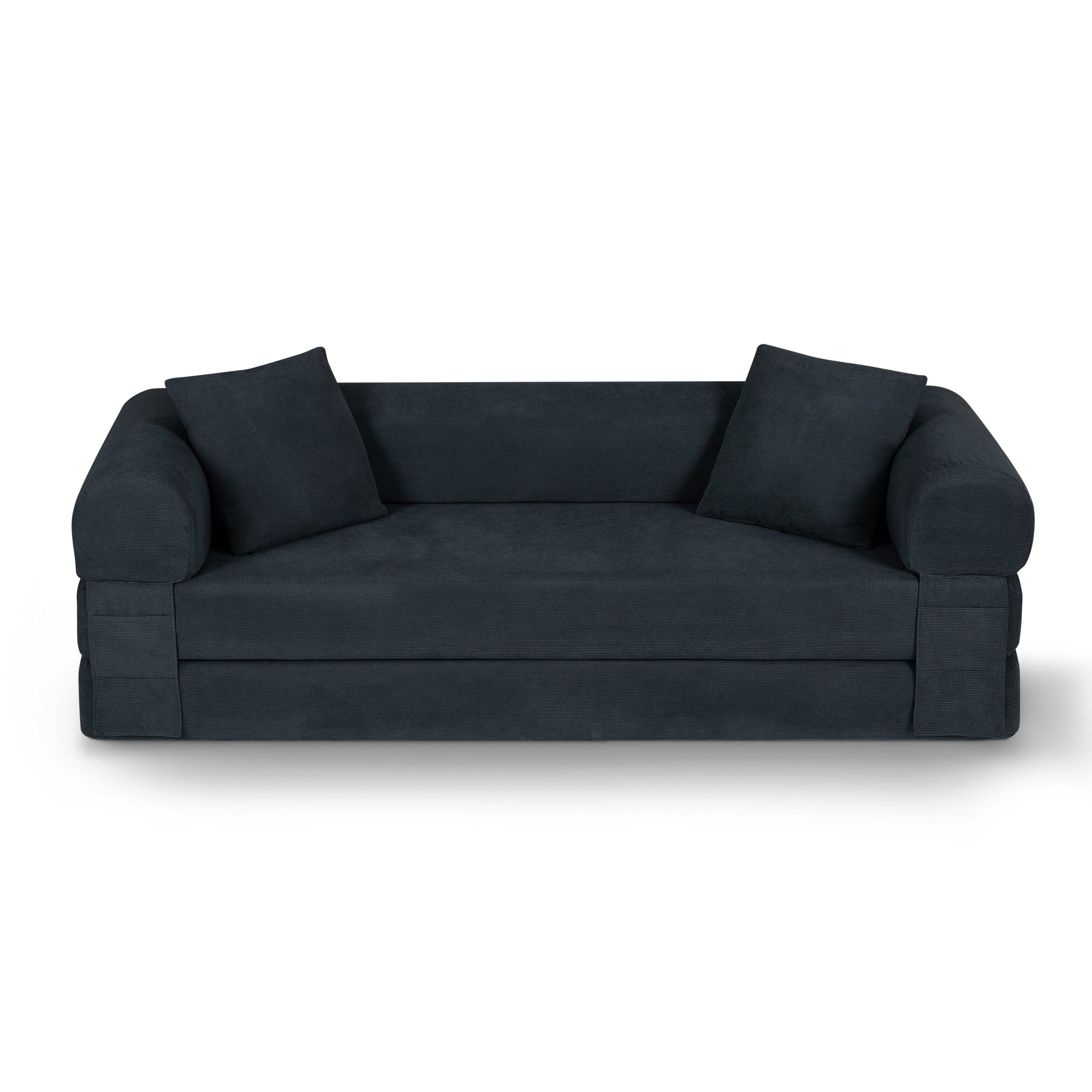 Convertible Sofa Bed Couch,80 Inch Boneless Couches for Living Room,Folding Sleeper Sofa Bed Queen with Storage,Corduroy Flod Out Couch Compressed Couch in a Box image 1