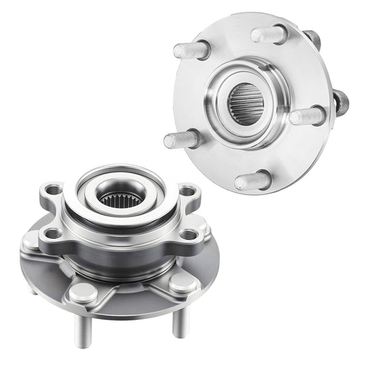 2PCS Front Wheel Bearing & Hub Assembly Fit for 2014-2015 Nissan Rogue Select S Sport Utility 2013 Advance 2012 Sentra SE-R Spec V Sedan 4-Door 2.5L OEM 513298, Wheel Bearing Hub Assembly Set image 1