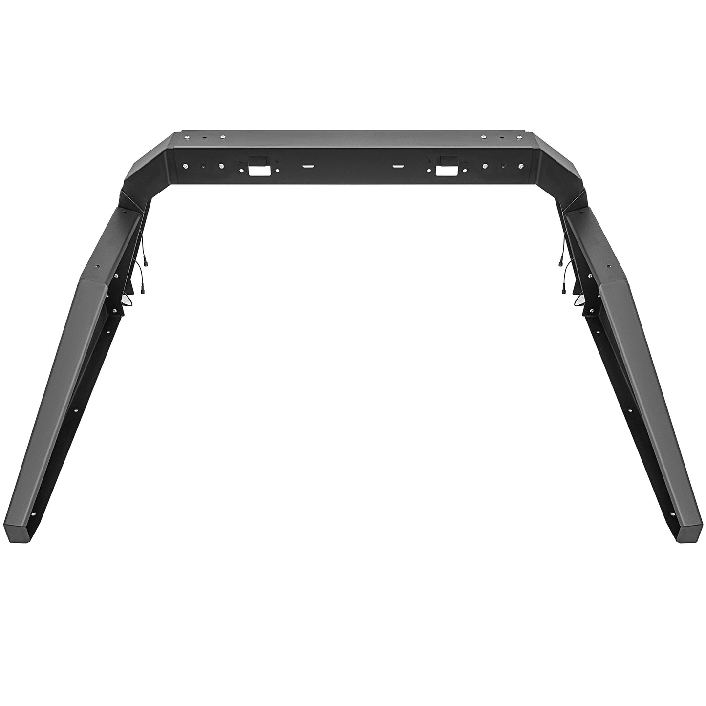 Truck Roll Bar Chase Rack Adjustable with 6 Amber Auxiliary Side Marker Lamps, Universal Fit for Pickup Trucks image 6