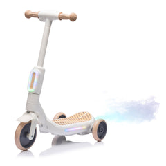 2-in-1 Kids Electric Scooter - Safe & Fun Three-Wheel Ride-On